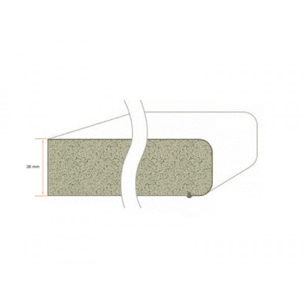 Кухонная столешница R3 F486 ST75 Спаркл Грейн белый SELECT, 3050х600х38 мм
