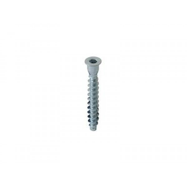 Конфирмат D7x50 шестигранный, с отверстием, оцинкованный, FIRMAX