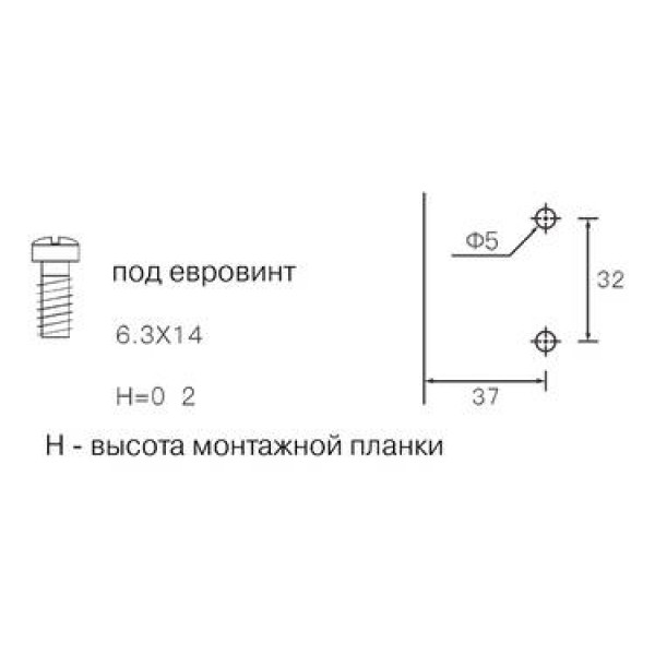 Планка монтажная 3D для петель Firmax Smartline Clip On, Soft-Close, H=0, крестовая с регулировкой по высоте, под евровинт