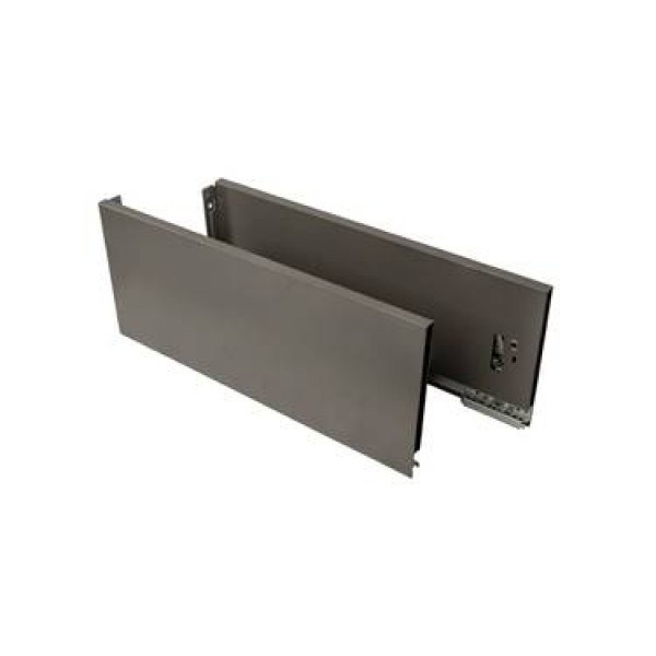 Комплект боковин Firmax высотой 185 мм длина 450 мм (левая, правая) для ящика Slimline, антрацит Комплект боковин Firmax высотой 185 мм длина 450 мм (левая, правая) для ящика Slimline, антрацит