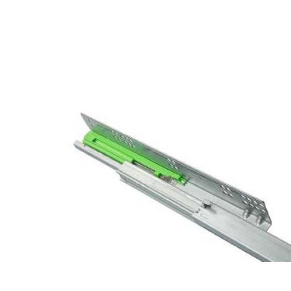 Комплект направляющих Soft-Close скрытого монтажа Firmax Smartline, L=500мм, полного выдвижения, для ЛДСП 16 мм с доводчиком, (2 направляющие + 2 крепления)