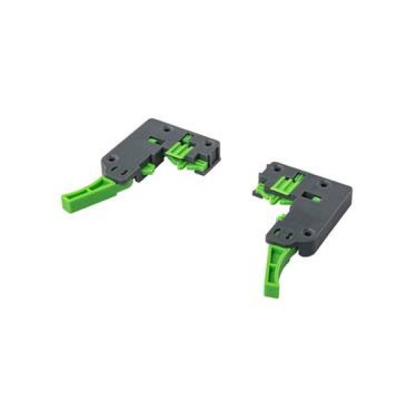 Комплект направляющих Soft-Close скрытого монтажа Firmax Smartline, L=500мм, полного выдвижения, для ЛДСП 16 мм с доводчиком, (2 направляющие + 2 крепления)