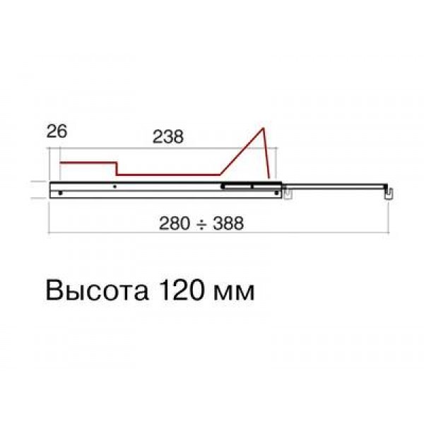 Посудосушитель для тарелок Variant SV60VRRF16 568x120 хром, Vibo