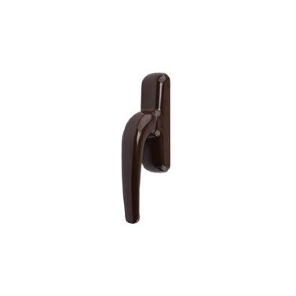 Ручка оконная COMFORT двухзахватная, корич. RAL8017
