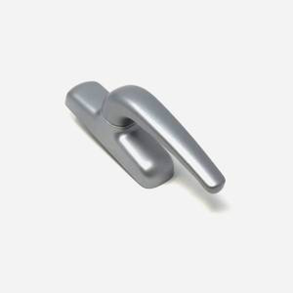 Ручка оконная COMFORT двухзахватная, серебр. RAL9006