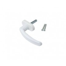 Ручка оконная пластиковая, 38mm, белый (RAL9016)