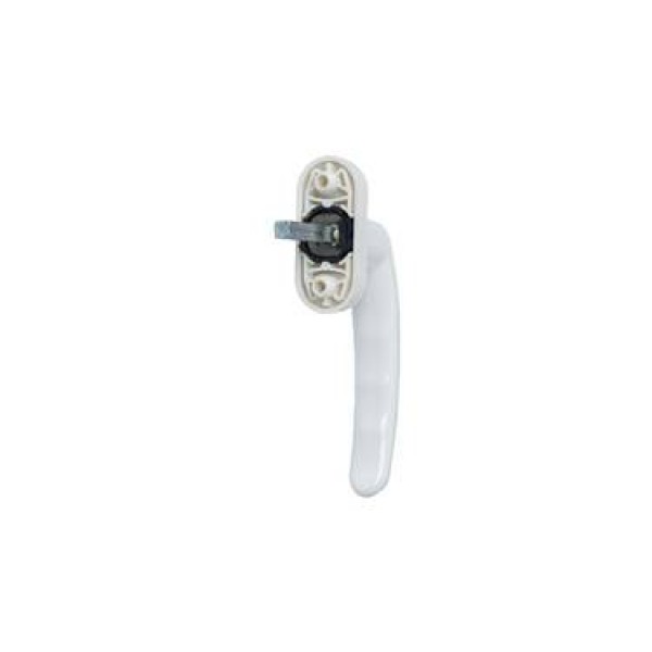 Ручка оконная пластиковая, 38mm, белый (RAL9016)
