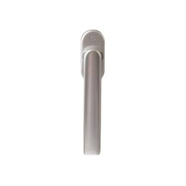 Ручка оконная алюминиевая HOPPE Hamburg SecuForte, штифт vario fit 32-42 мм, 45°, 2 винта М5х45, 2 винта М5х50, серебро