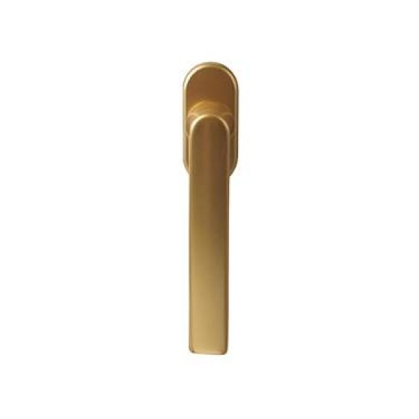 Ручка оконная алюминиевая HOPPE Hamburg SecuForte, штифт vario fit 32-42 мм, 45°, 2 винта М5х45, 2 винта М5х50, золото