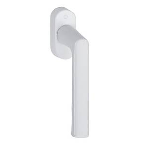 Ручка оконная алюминиевая HOPPE Hamburg, штифт vario fit 32-42 мм, 45°, 2 винта М5х45, 2 винта М5х50, белый F9016 Ручка оконная алюминиевая HOPPE Hamburg, штифт vario fit 32-42 мм, 45°, 2 винта М5х45, 2 винта М5х50, белый F9016