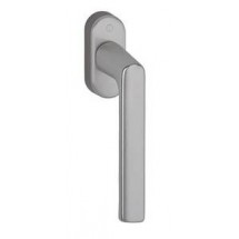 Ручка оконная алюминиевая  HOPPE Hamburg, штифт vario fit 32-42 мм, 45°, 2 винта М5х45,  2 винта М5х50, титан F9