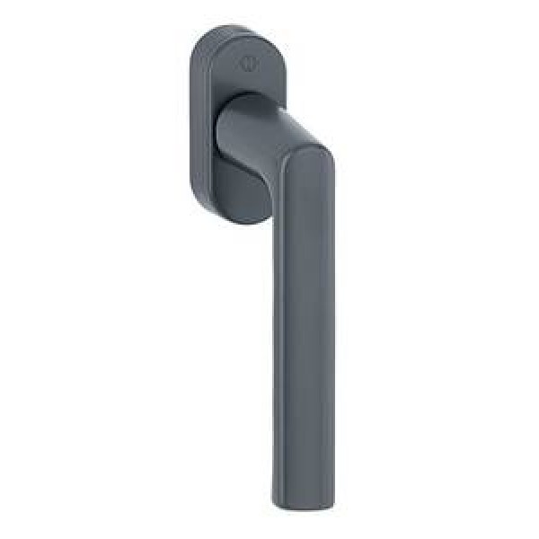 Ручка оконная алюминиевая HOPPE Hamburg, штифт vario fit 32-42 мм, 45°, 2 винта М5х45, 2 винта М5х50, антрацит матовый F7016M Ручка оконная алюминиевая HOPPE Hamburg, штифт vario fit 32-42 мм, 45°, 2 винта М5х45, 2 винта М5х50, антрацит матовый F7016M