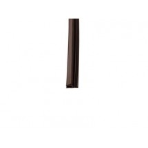 Уплотнитель для деревянных евроокон на наплав и фальц створки, ширина паза 3 мм, ТЭП, темно-коричневый  RAL 8014